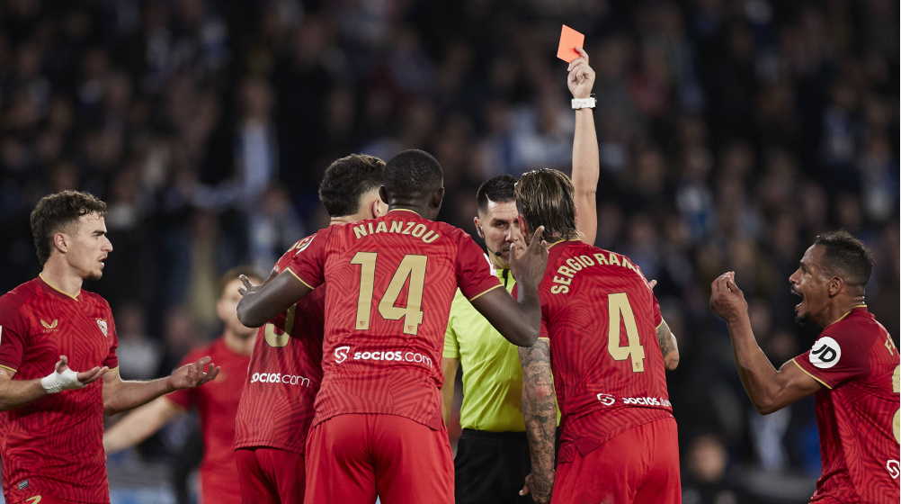 29. Platzverweis: Sergio Ramos baut Rot-Rekord in Top-5-Ligen aus