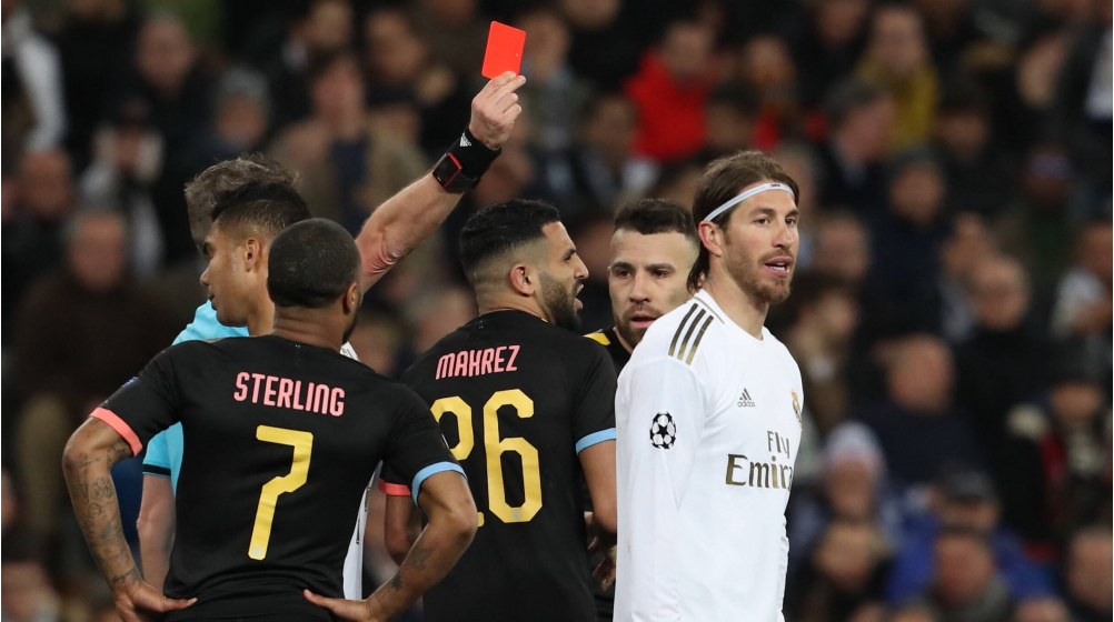 Ramos 'stoutste' voetballer van 21e eeuw: verreweg de meeste rode kaarten
