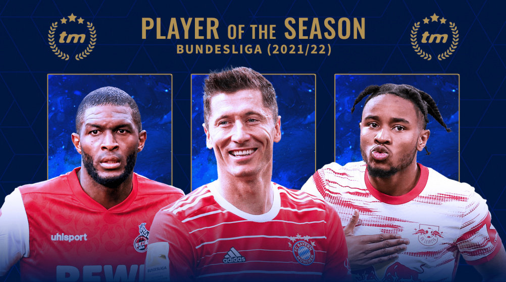 Lewandowski, Haaland & Co.: Jetzt Bundesliga-Spieler der Saison wählen