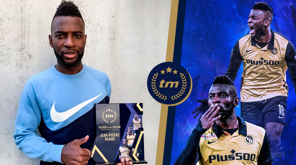 Jean-Pierra Nsame wybrany najlepszym piłkarzem Super League 2020/21
