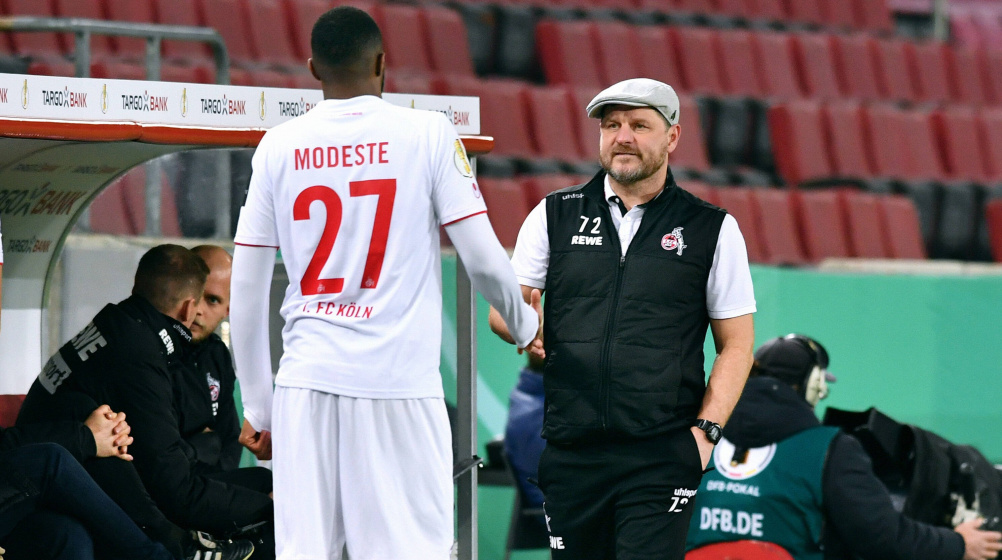 1. FC Köln: Baumgart behält Entscheidung über möglichen Modeste-Nachfolger für sich