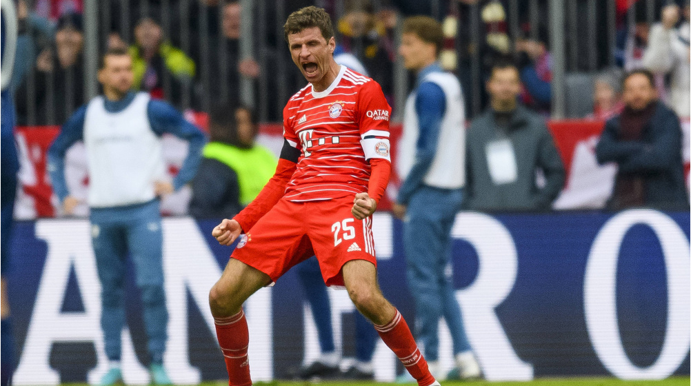 FC Bayern: Thomas Müller setzt Bestmarke als Bundesliga-Feldspieler