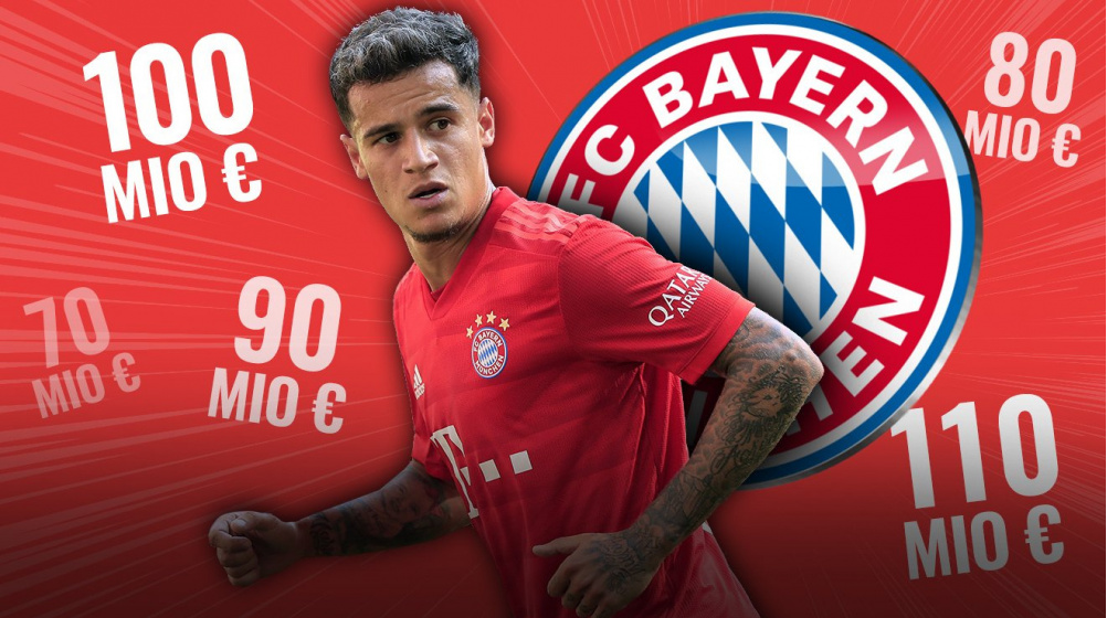 Bekommt FC Bayern Coutinho günstiger? User für Ablöse unter Marktwert