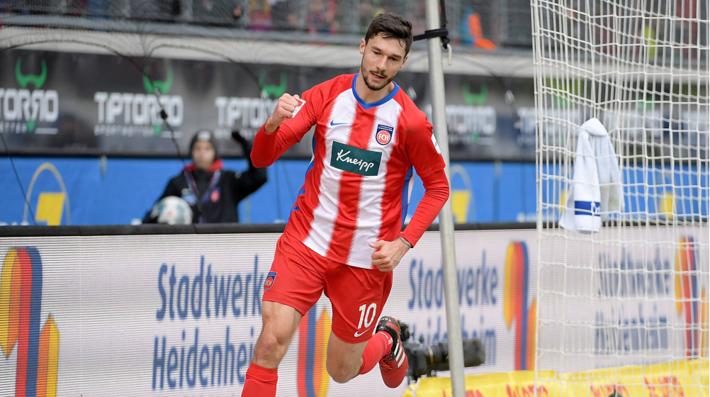 2. Bundesliga: 1. FC Heidenheim schlägt Jahn Regensburg, Greuther Fürth gewinnt Frankenderby