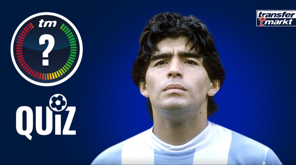 TM-Quiz: Teste in 10 Fragen dein Wissen über die Karriere von Diego Maradona