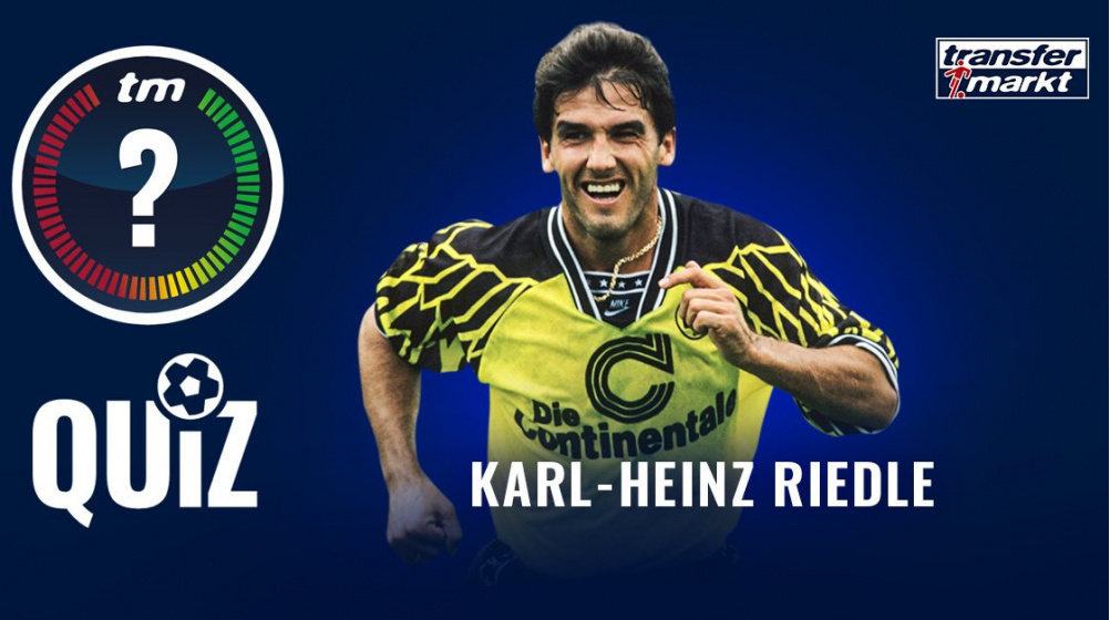 TM-Quiz über Ex-BVB-Profi: Was weißt du über die Karriere von Karl-Heinz Riedle?