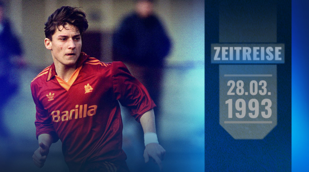 Heute vor 27 Jahren: Francesco Totti gibt Profi-Debüt für die Roma