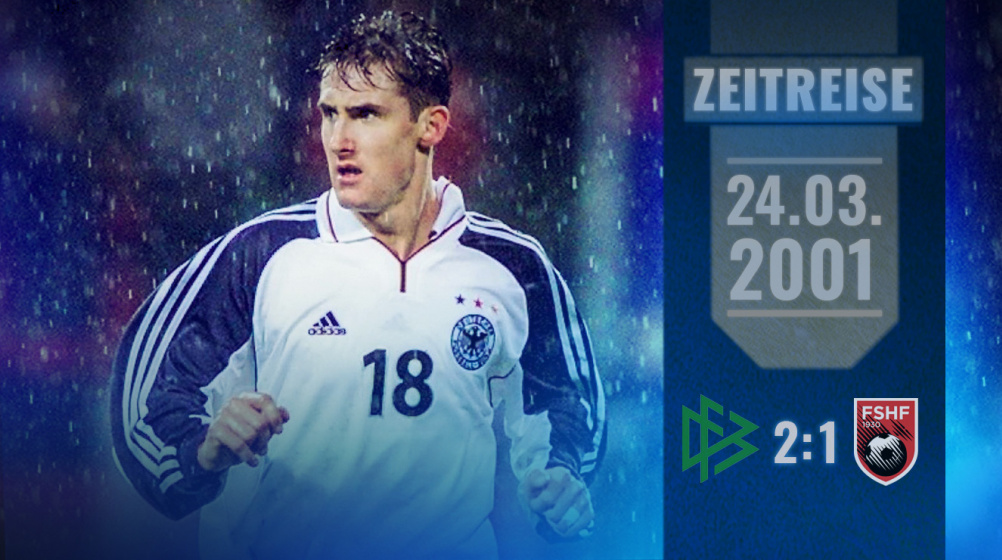 Heute vor 19 Jahren: Klose debütiert für DFB-Team – 1. Spiel, 1. Tor, 1. Salto