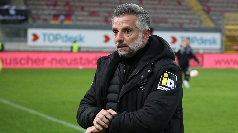 SV Sandhausen feuert Trainer Oral nach „indiskutablen“ Auftritten