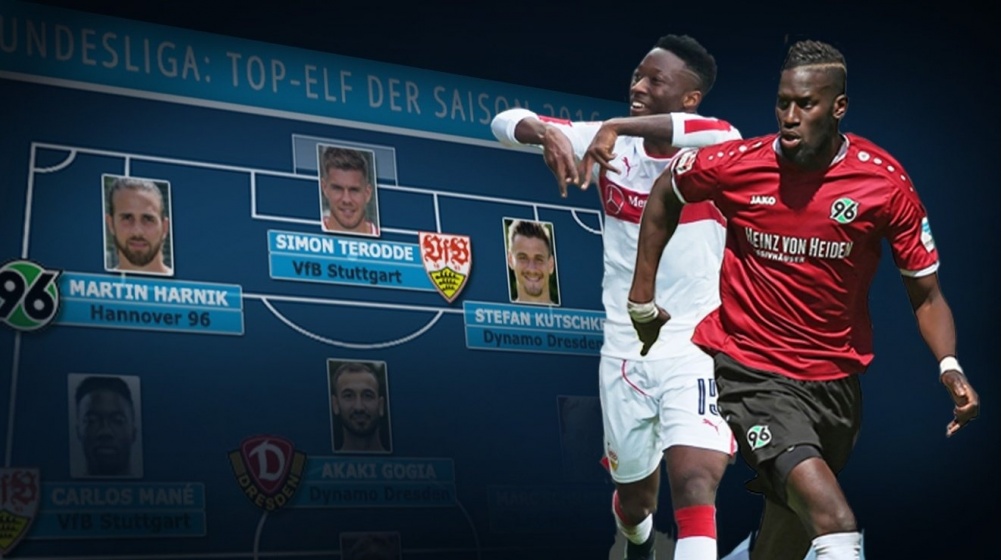 2.Bundesliga: Top-Elf der Saison mit mindestens sechs Aufsteigern