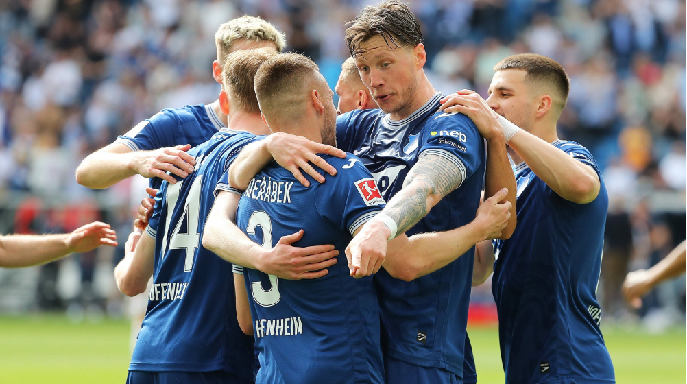 Bundesliga - TSG Hoffenheim schlägt FC Augsburg: Tore von Weghorst & Co.