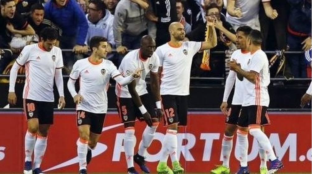 Liga hiszpańska - sześć goli Valencii i awans na drugie miejsce