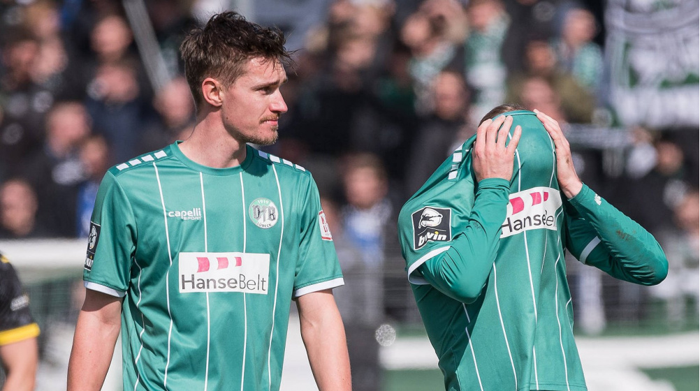Remis in Bielefeld: Aufsteiger VfB Lübeck steigt aus 3. Liga ab
