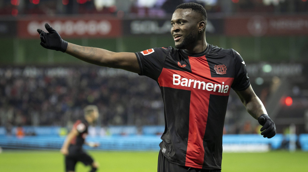 Bayer Leverkusen: Boniface mit Höhen und Tiefen in erster Saison