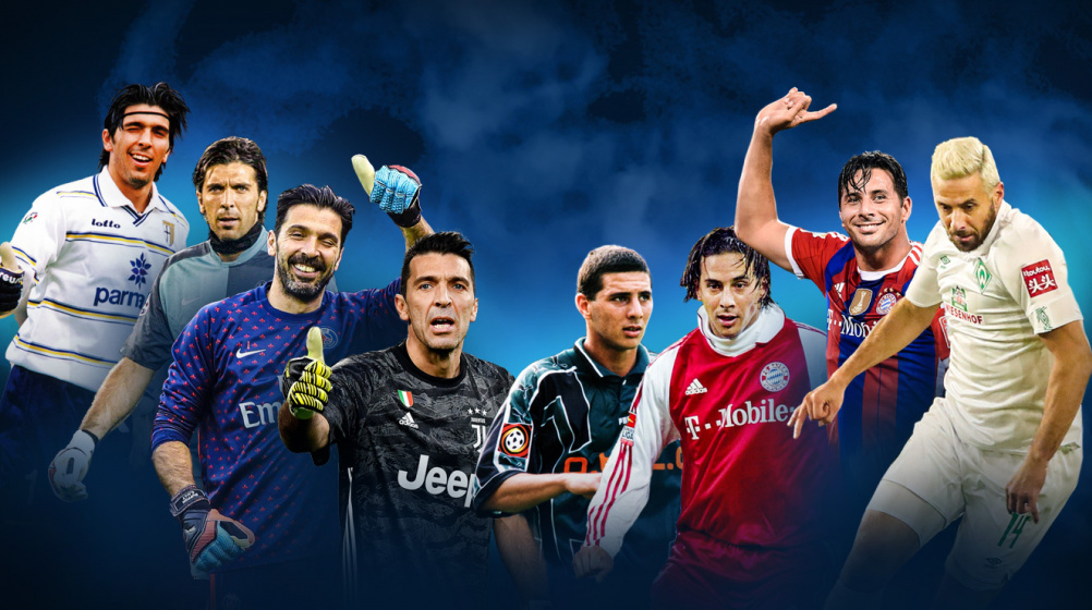 With Buffon, Ibrahimovic & Co. through four decades: These players from the 90s are still active