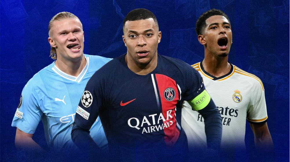 Mbappé, Haaland and Bellingham - the top ten highest paid players in the Europe
