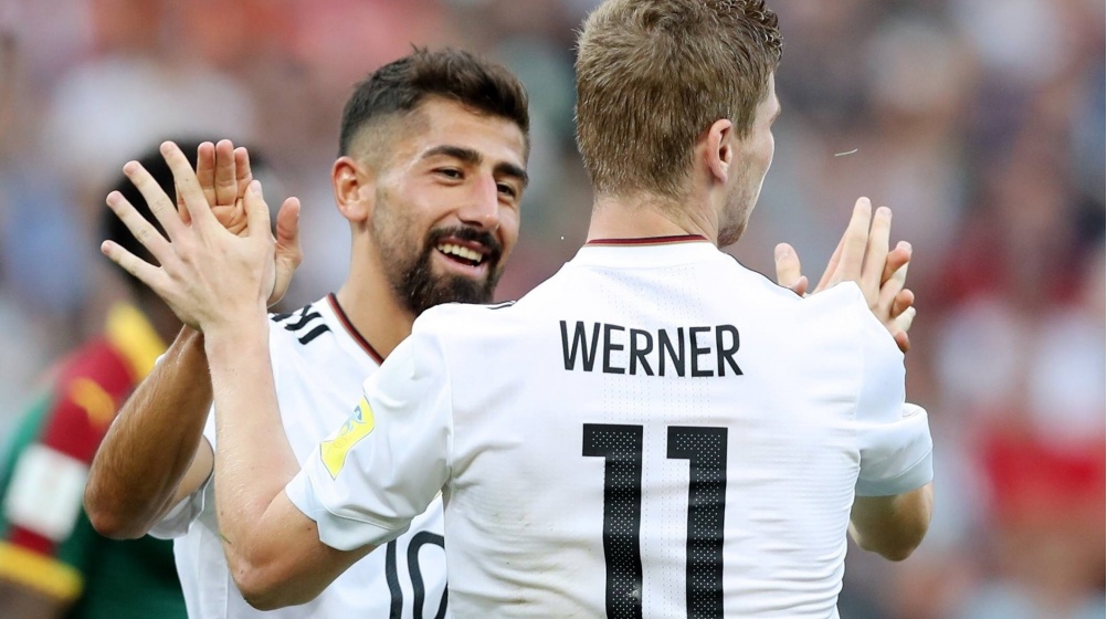 Werner und Demirbay treffen: DFB-Team besiegt Kamerun beim Confed Cup