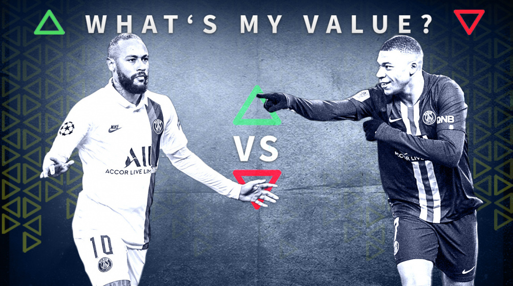 Mbappé or Neymar? Test your market value knowledge in the “What’s my value?” game