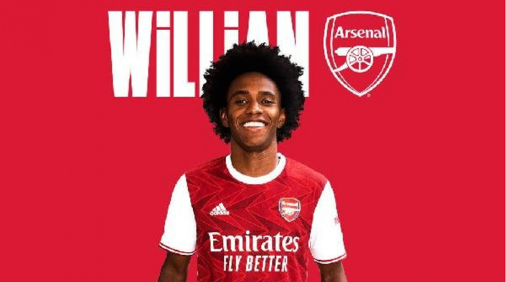 Ufficiale: Willian è dell'Arsenal, addio Chelsea dopo 7 anni