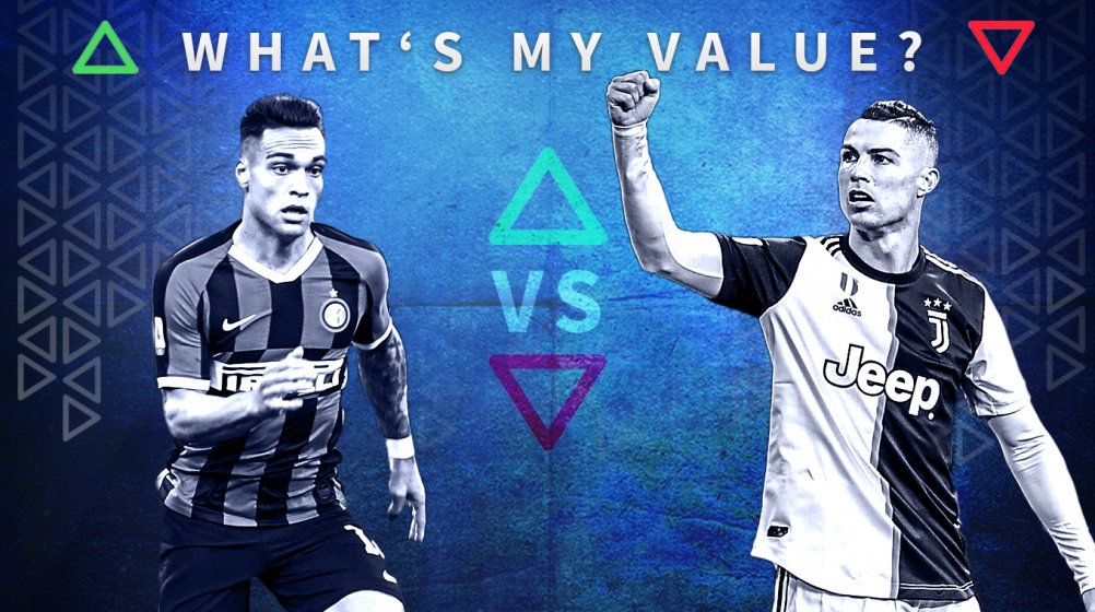 Ronaldo oder Martínez? Teste dein Marktwert-Wissen im „What’s my value?“-Spiel