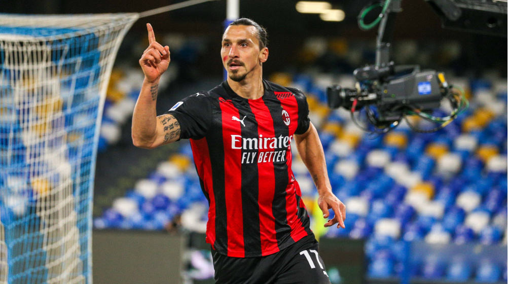 AC Milan schlägt Napoli – Ibrahimovic beim goldenen Schuh knapp hinter Lewandowski
