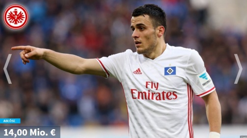  Kostic at the top: the most expensive HSV access in the gallery 