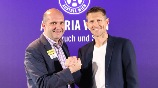 Ralf Muhr und Harald Suchard (FK Austria Wien)