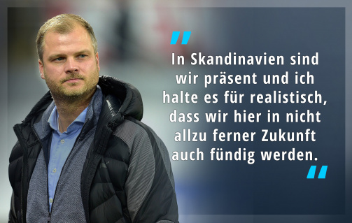 © imago/Transfermarkt - Holstein Kiels Sportchef Fabian Wohlgemuth über den skandinavischen Markt: "ich halte es für realistisch, dass wir hier in nicht allzu ferner Zukunft auch fündig werden."