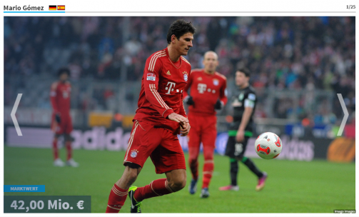 Gómez & Ribery vorn: Der Bayern-Kader 2011/12 nach damaligen Marktwerten