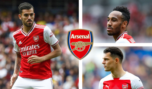 Aubameyang, Xhaka & Co. - Arsenal's squad sorted by market values