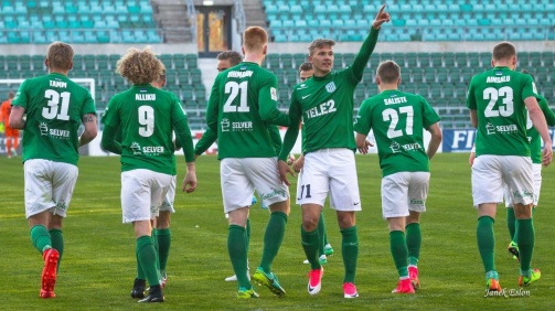 © Janek Eslon / Gilt als eines der größten Talente im estnischen Fußball: Mark Anders Lepik (2. v. r.)