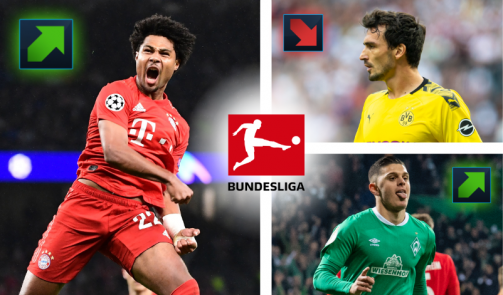 Fotogaleria dos novos valores de mercado da Bundesliga