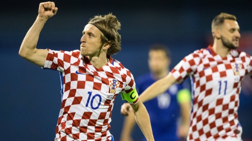 © imago / Kapitän Modric möchte mit Kroatien erstmals die Gruppenphase überstehen