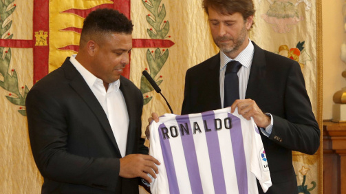 © imago images - Ronaldo bei seiner Präsentation bei Real Valladolid im September 2018