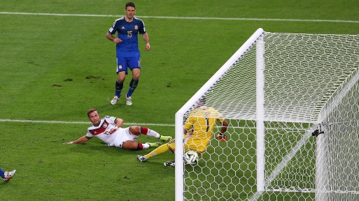 © imago / WM-Siegtorschütze Mario Götze: Gegen Argentinien war der Mittelfeldspieler in der Verlängerung entscheidend erfolgreich