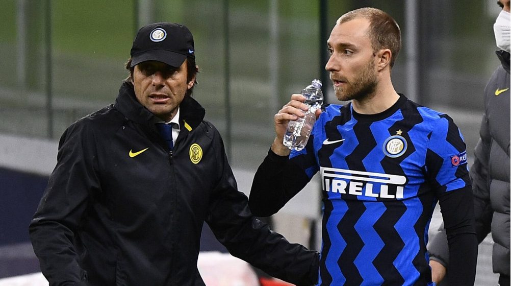 Inter Mailand Conte Schliesst Abgang Eriksens Aus Wir Alle Lieben Ihn Transfermarkt