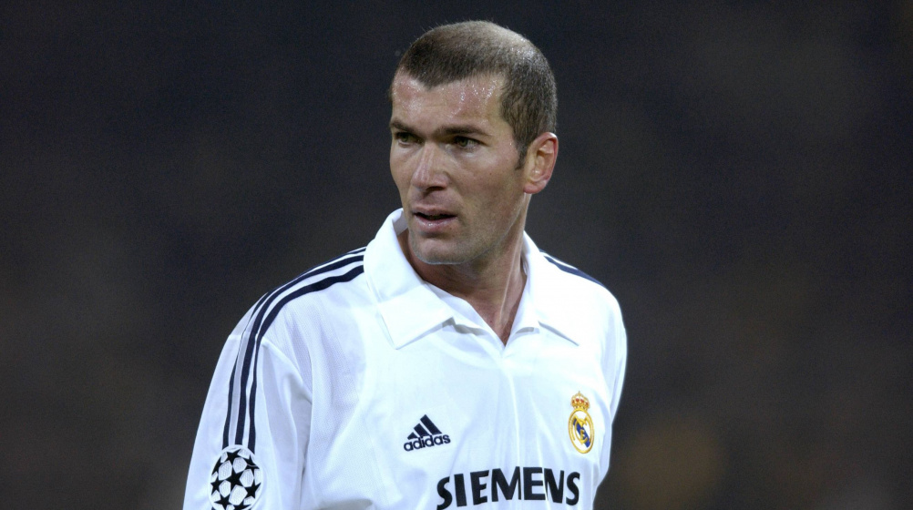 Zidane en el real madrid