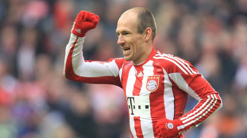 Robben among the top 10: Bayern's record goalscorers