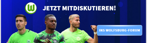 Im Forum über den VfL Wolfsburg mitreden!