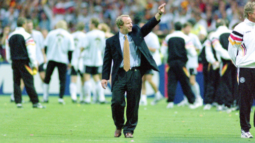 Berti Vogts holte mit dem DFB 1996 in England den Europameistertitel 