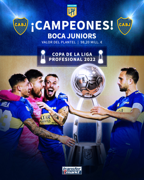 Boca Juniors campeón de la Copa de la Liga Profesional
