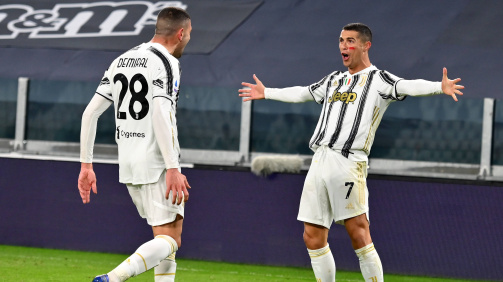 Merih Demiral, Cristiano Ronaldo, Juventus, 2020 2021