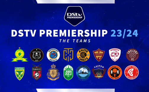 All 16 DStv Premiership teams 