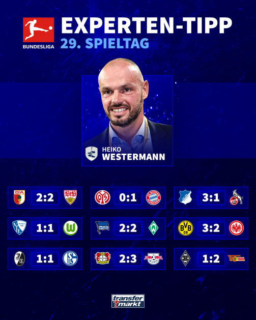 © tm/imago - Die Tipps von Heiko Westerman für den 29. Bundesliga-Spieltag