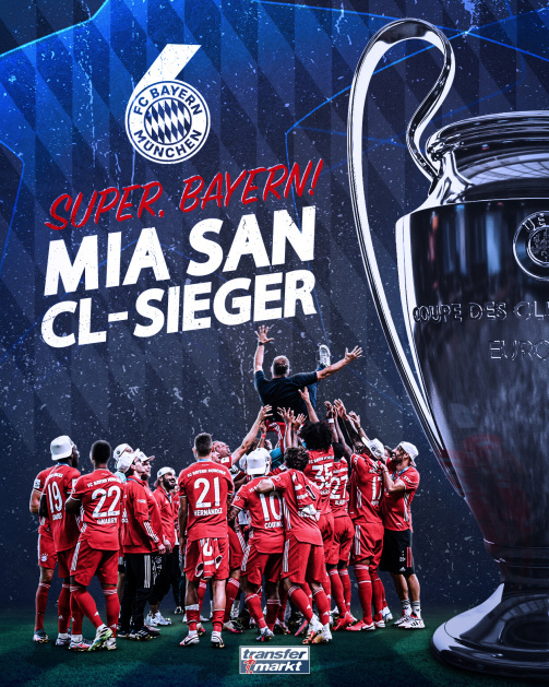 Fc Bayern Gewinnt Die Champions League Coman Entscheidet Finale Gegen Psg Transfermarkt