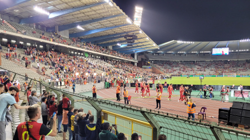 Das Heysel-Stadion in Brüssel