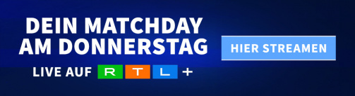 Alle Rückspiele der Europa League & Conference League live auf RTL+ 