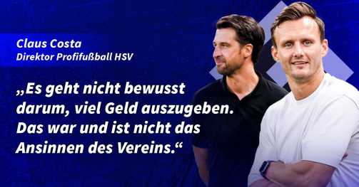 Claus Costa, Direktor Profifußball beim HSV, im Transfermarkt-Interview (September 2023)