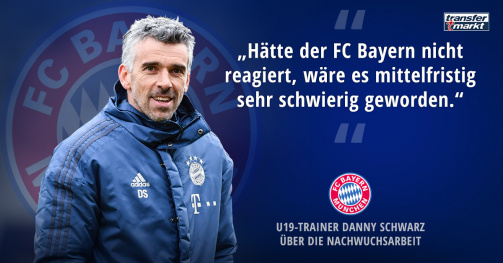 FC Bayern: U19-Coach Danny Schwarz im Transfermarkt-Interview