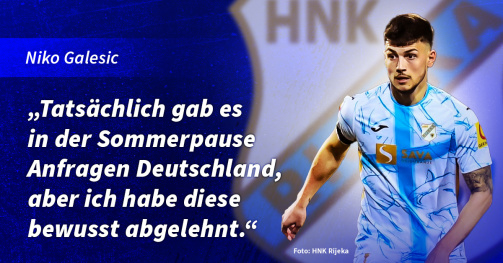 Niko Galesic im Transfermarkt-Interview